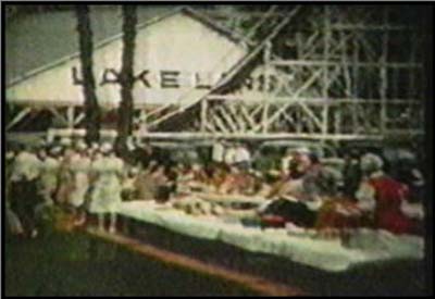 Lake Lansing Amusement Park - Picnic Tables (newer photo)